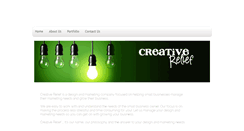 Desktop Screenshot of creativerelief.com